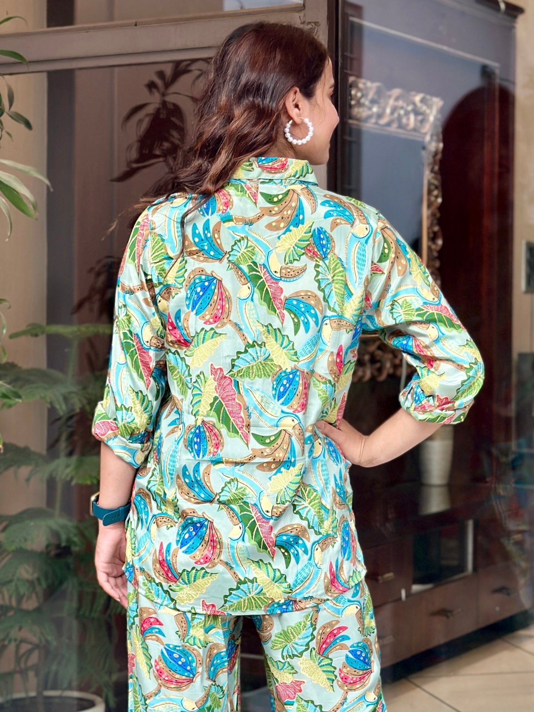 Bird Printed Shirt